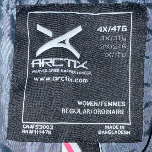 Arctix Black Insulated Snow Bib Overalls - Size 4XL - Picture 6 of 10